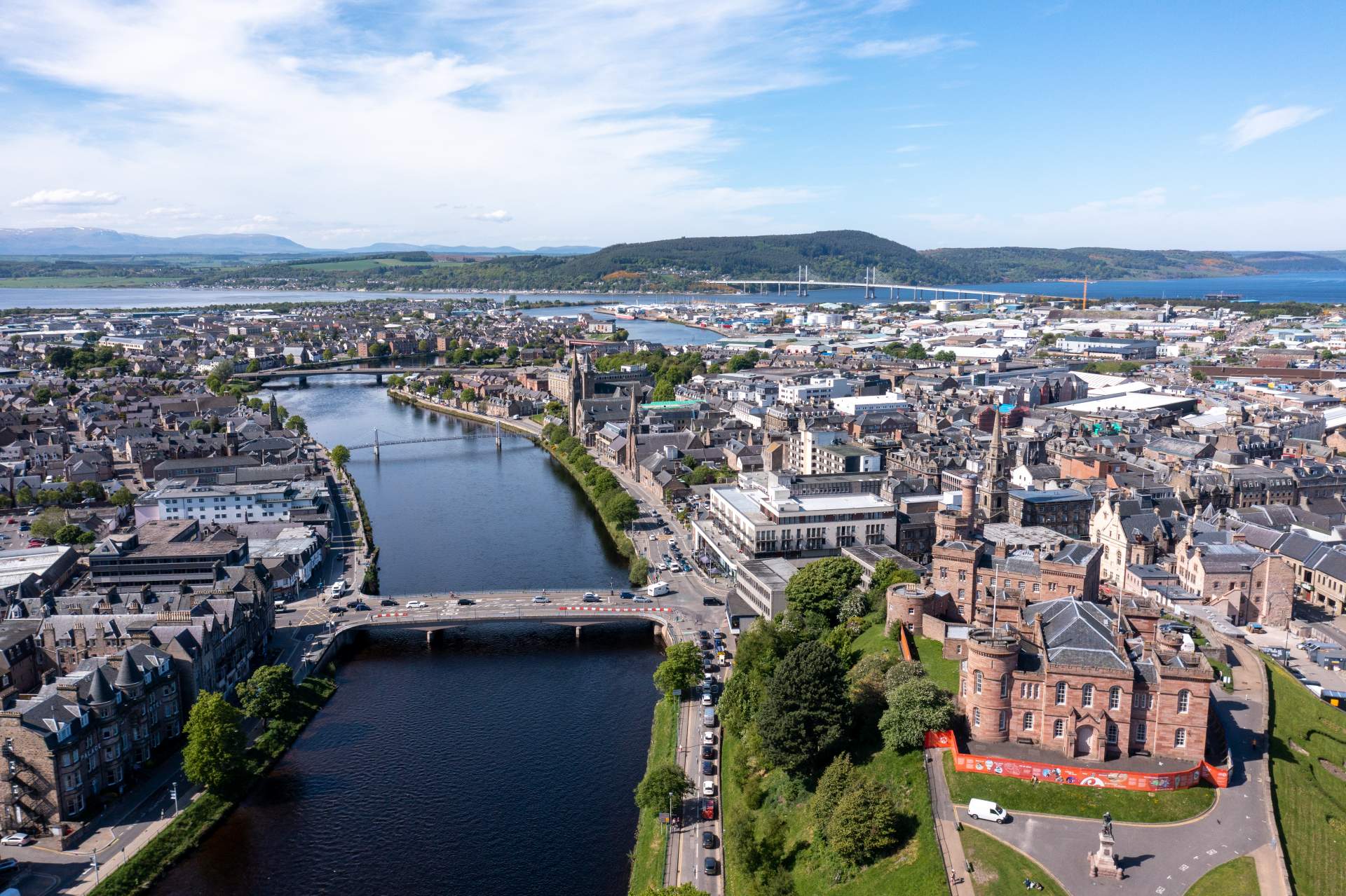Inverness and River Ness view