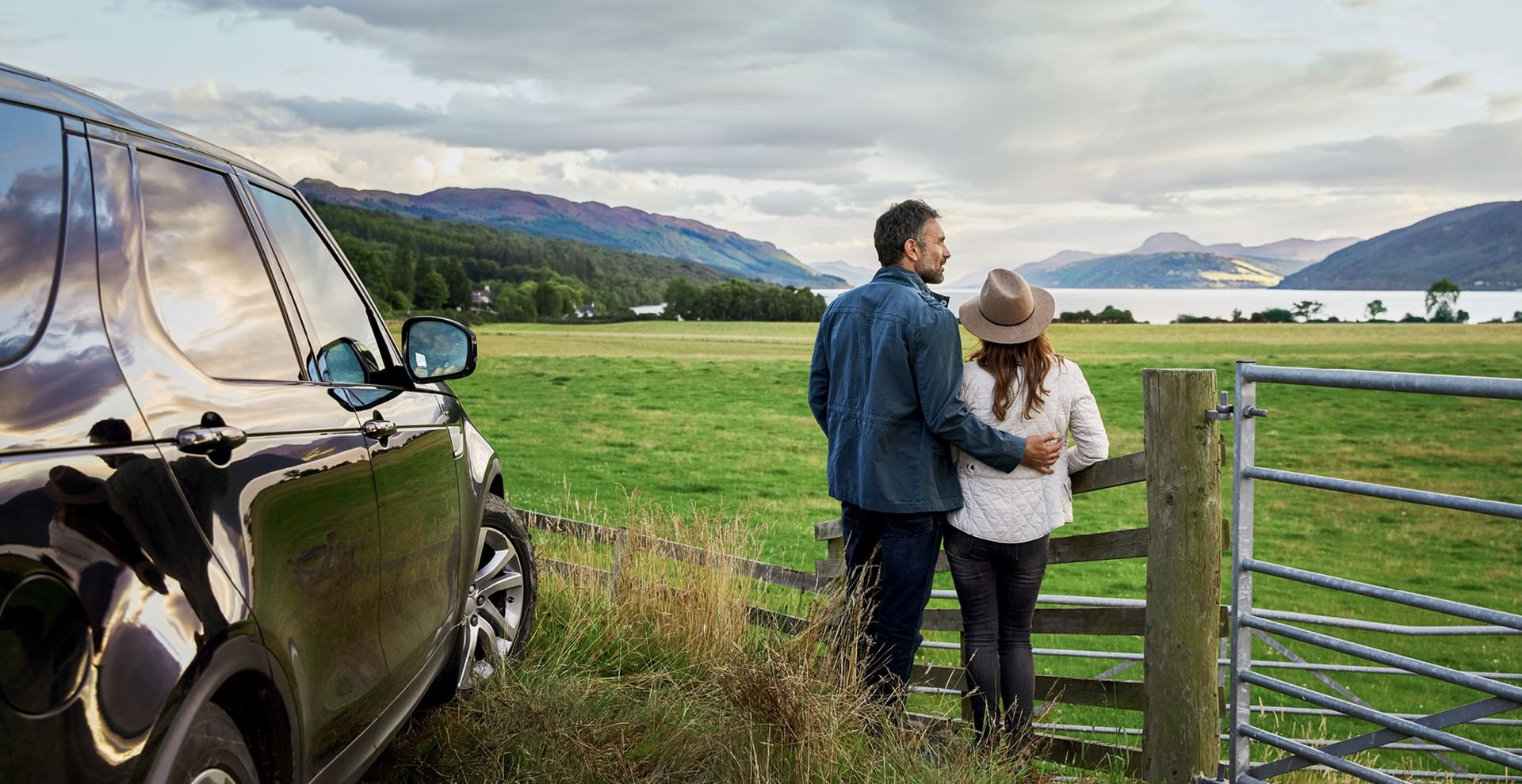 Couple at Loch Ness banner