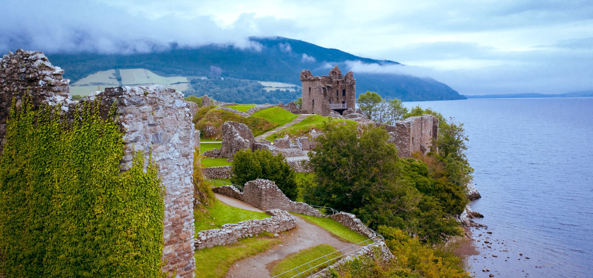 Urquhart Castle on Loch Ness