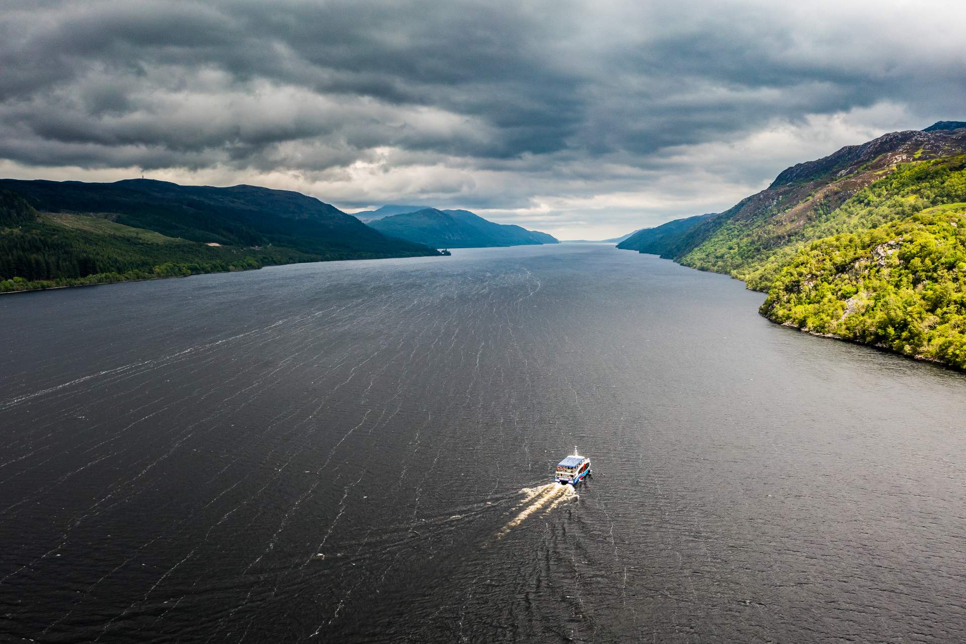 Loch Ness from above