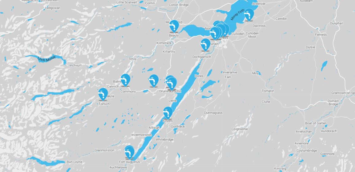 Water top up locations map