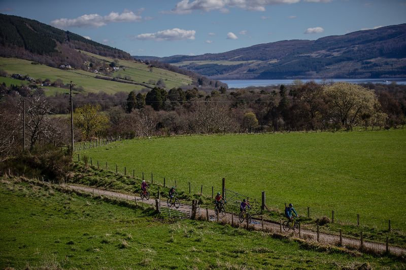 Cycling Loch Ness