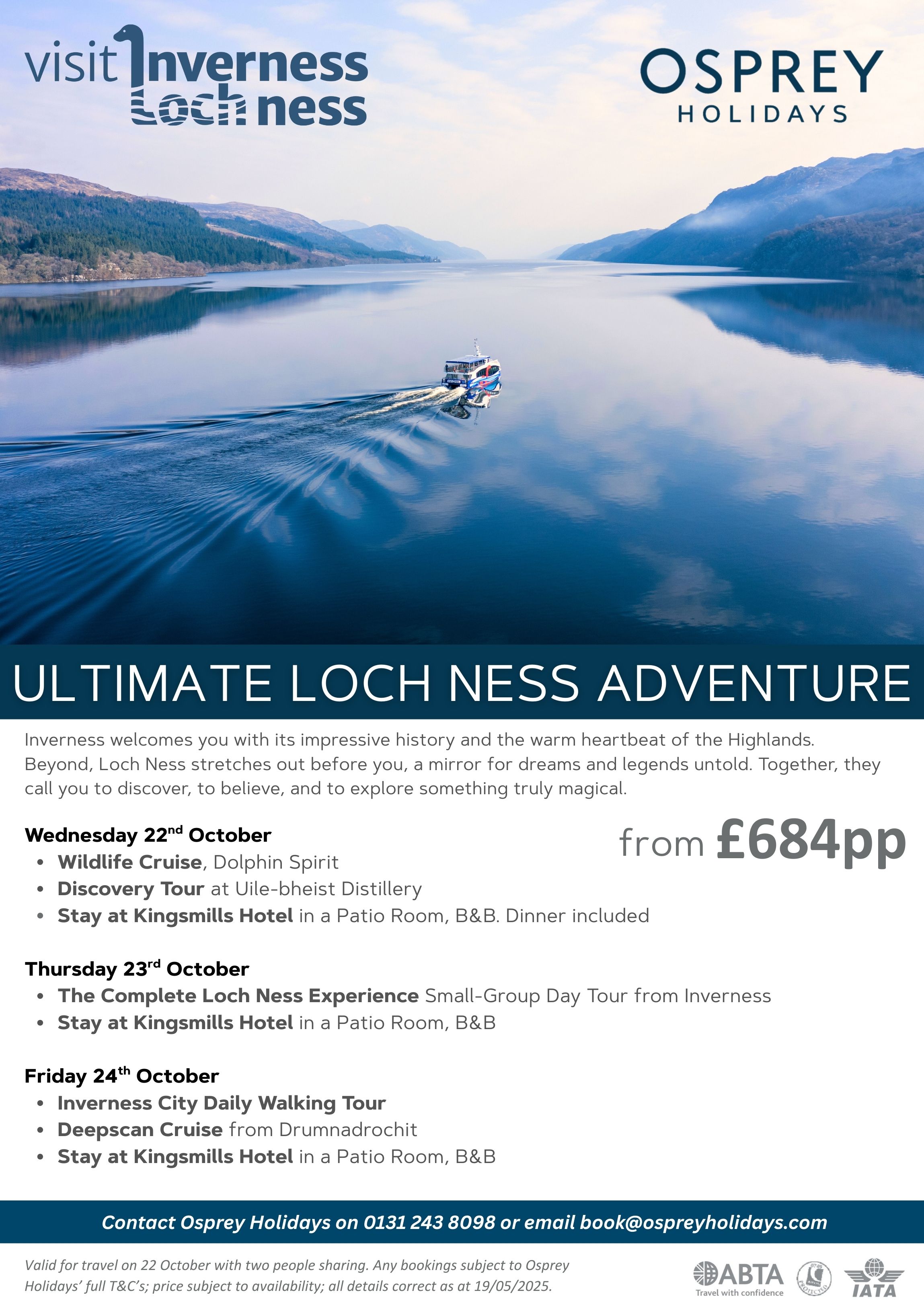 Osprey Holiday package