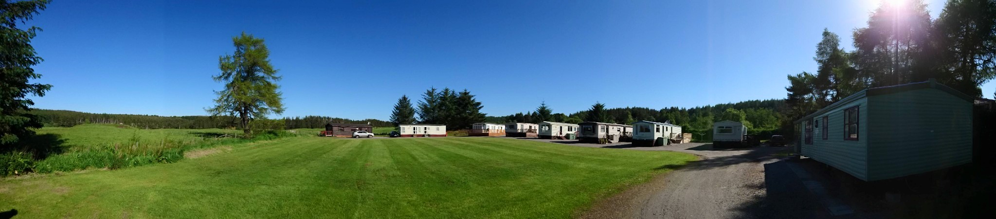 Panorama of Auchnahillin Holiday Park